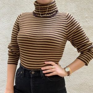 Classiques Entier Sweaters - Vintage Striped Turtleneck Classiques Entier Sweaters - Vintage Striped Turtleneck
